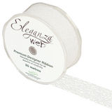 Web Ribbon 38mm x 20m White No.01 - Ribbons